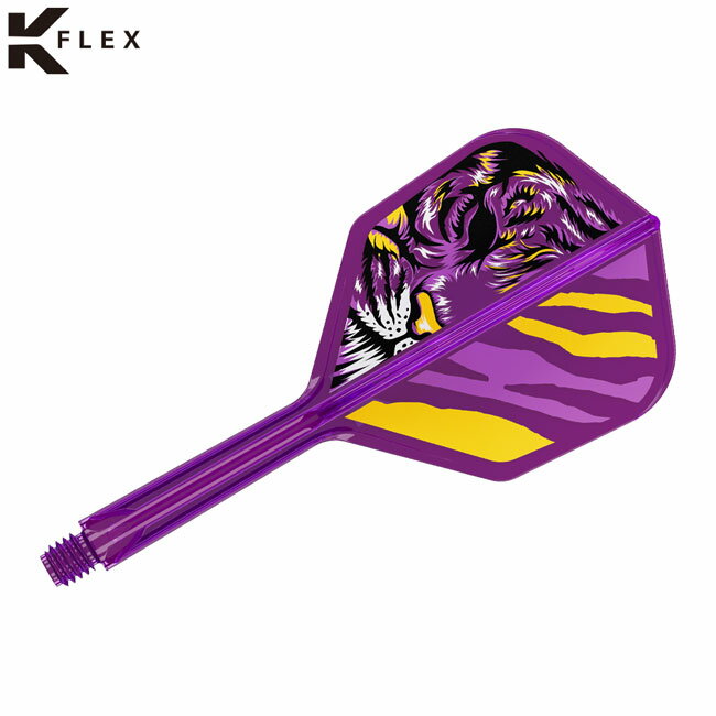 TARGET(ターゲット) ENDEAVOUR K-FLEX シェイプ パープル 佐藤かす美選手モデル　(ダーツ フライト)