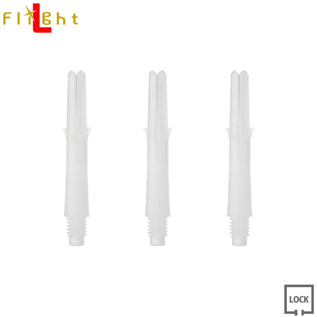 【セール対象商品】L-SHaft Lock ストレート ミルキーホワイト ＜L190＞【エルシャフト ロック Straight Milky White 【カウントアップ（darts shop Countup）】（ダ－ツ/楽天）