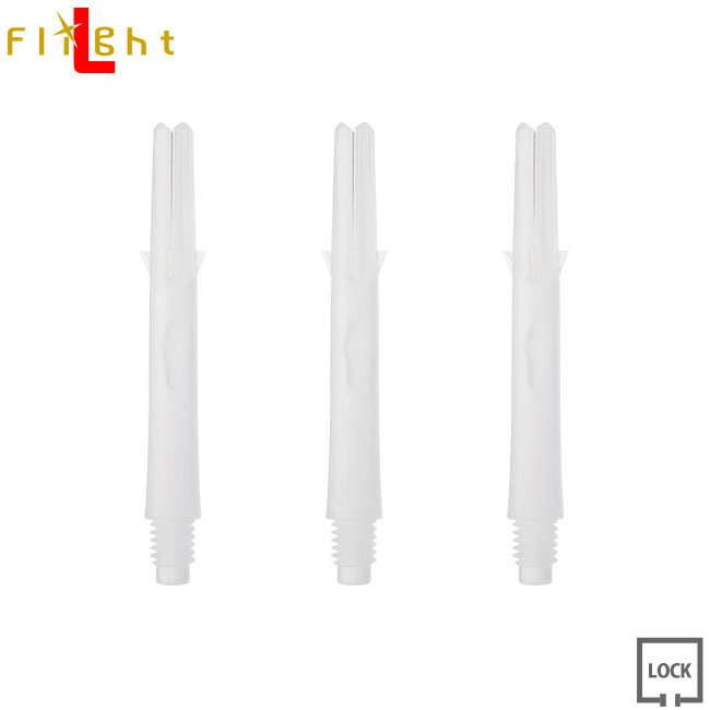 L-SHaft Lock ストレート ミルキーホワイト ＜L260＞【エルシャフト ロック Straight Milky White ソフトダーツ SOFTDARTS【カウントアップ darts shop Countup 】 ダ－ツ/楽天 