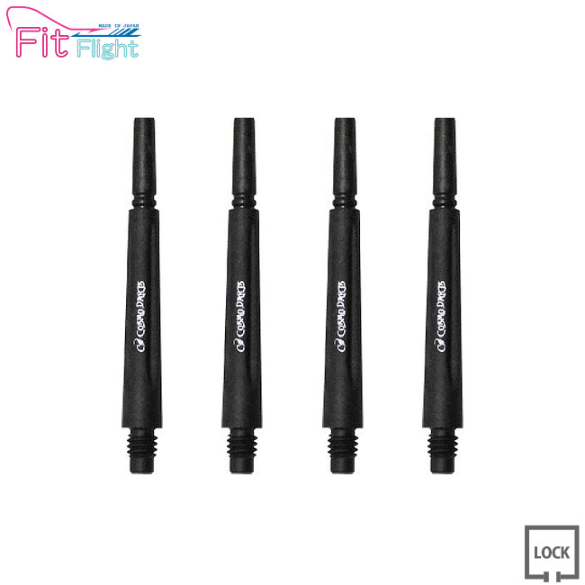 Fit Shaft Carbon ノーマルロック Cブラック ＜5＞フィットシャフト カーボンNomal Lock Black COSMODARTS コスモ ソフトダーツ ダーツシャフト カーボンシャフト カーボン