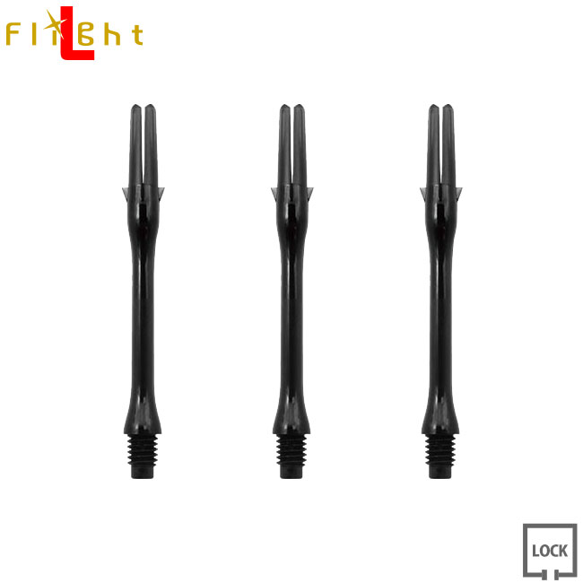 L-SHaft LOCK スリム ブラック ＜Ls370＞【エルシャフト ロック Slim Black ソフトダーツ SOFTDARTS