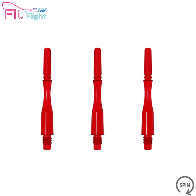 Fit Shaft GEAR ハイブリッドスピンタイプ レッド ＜3＞【フィットシャフト専用 GEAR COSMODARTS コスモ フィットシャフトギア ソフトダーツ SOFTDARTS