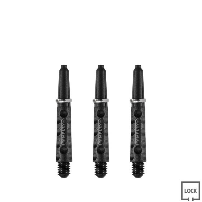 Harrows DIMPLEX Black Short【ハローズ Shaft ディムプレックス ショート ブラック 【ダーツ/darts】【バレル/barrel】【darts shop C..