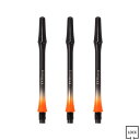 JOKERDRIVER 零-ZERO- Gradation SHAFT<BLACK 超軽量タイプ>41.5mm(XXL) <オレンジ>【ジョーカードライバー ゼロ グラデーション シャフト プロフェッショナル (ダ-ツ/楽天)
