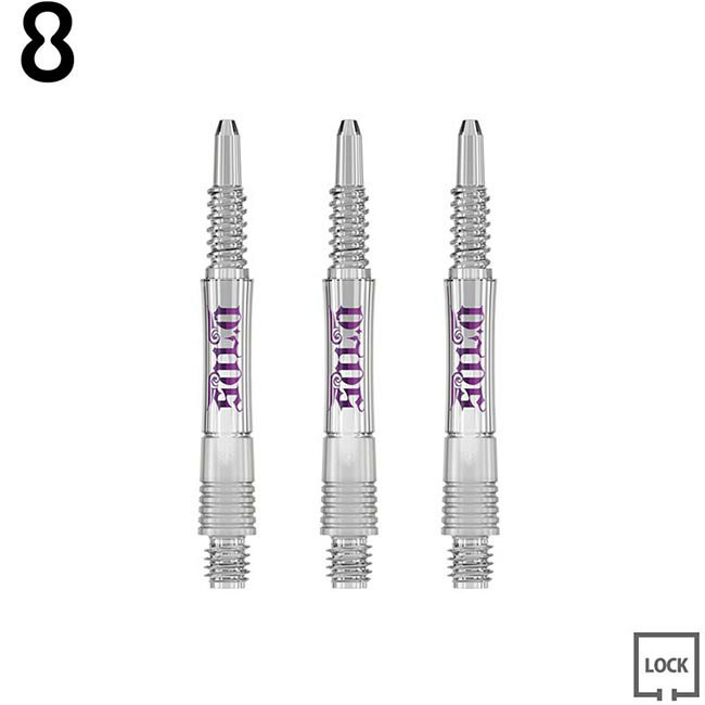 8FLIGHT(エイトフライト) KEITA ONO シャフト FIXED 25mm クリア 小野恵太選手モデル　(ダーツ シャフト)