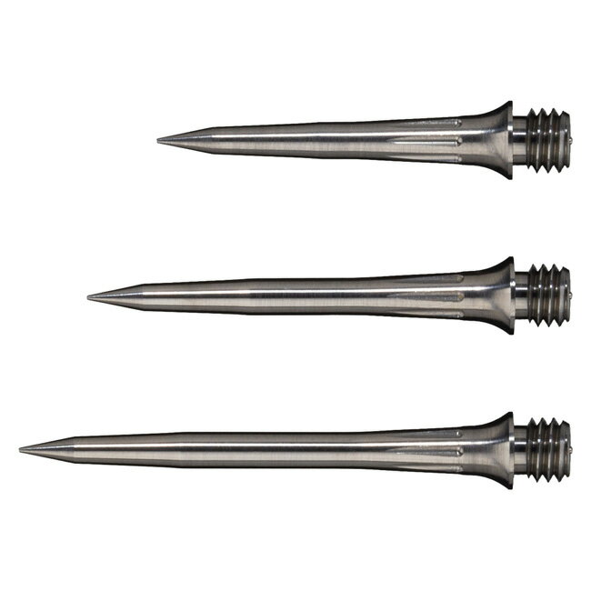 ※ご覧頂いているディスプレイの設定等により、実物と色合いが異なる場合がございます。※この画像はDarts HiVeが作成しており、文章・写真などの複製、無断転載を禁じます。※内容物・商品仕様は予告なく変更となる場合がございます。 ■商品仕様 スペックデータ &nbsp; 素材 全長(ネジ山含まず) ：チタニウム ：25mm/30mm/35mm 内容物 &nbsp; ・コンバージョンポイント ・オーリング ・PLUSツール ×1set(3個) ×3個 ×1 ■商品説明 2026.3.27 発売商品 スムーズなリリース感と高い耐久性を追求した、チタン製のコンバージョンポイント。 カットが異なる2タイプ×3サイズの展開で、多様なプレースタイルや重心設定にマッチングします。 ソフトチップのFIT POINT PLUS同様、PLUSツールを使えば増し締めや取り外しも簡単です。 ■ご注文前に必ずご確認下さい 【仕様・付属品に関して】 ※本商品は、ソフトダーツに装着し、ハードダーツボードにて使用するための商品です。 ソフトダーツボードへのご使用は出来ません。 ※商品ページ掲載の商品仕様や、パッケージ・デザイン・付属品等は、予告無しに変更となる場合がございます。 予め、ご理解・ご了承の上、ご注文下さい。