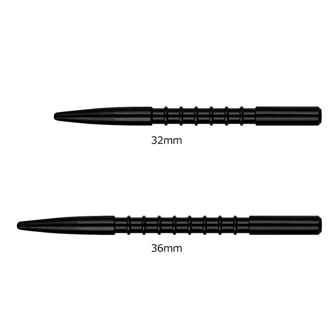 ダーツ専門店 カウントアップのMISSION DARTS(ミッションダーツ) Probe V1 Dart Points ブラック　(ダーツ スティールポイント)｜アングル2