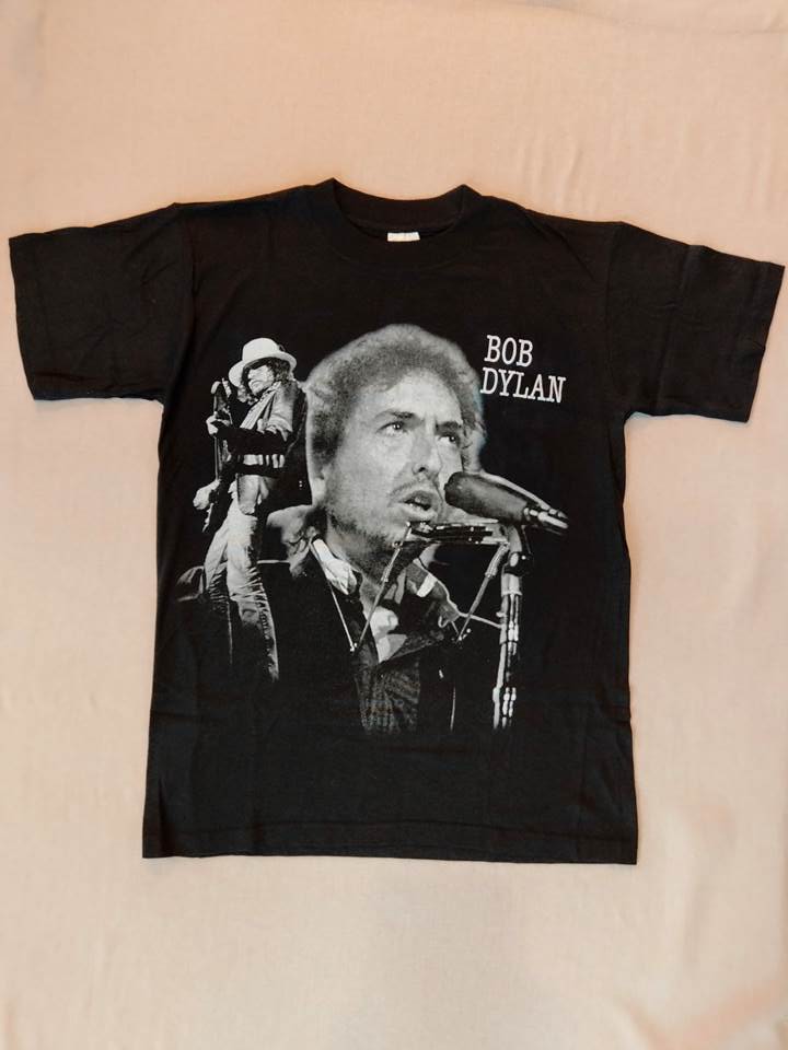 バンドTシャツ ロックTシャツ ボブ・ディラン Bob Dylan Tシャツ M（アメリカ輸入USED品）