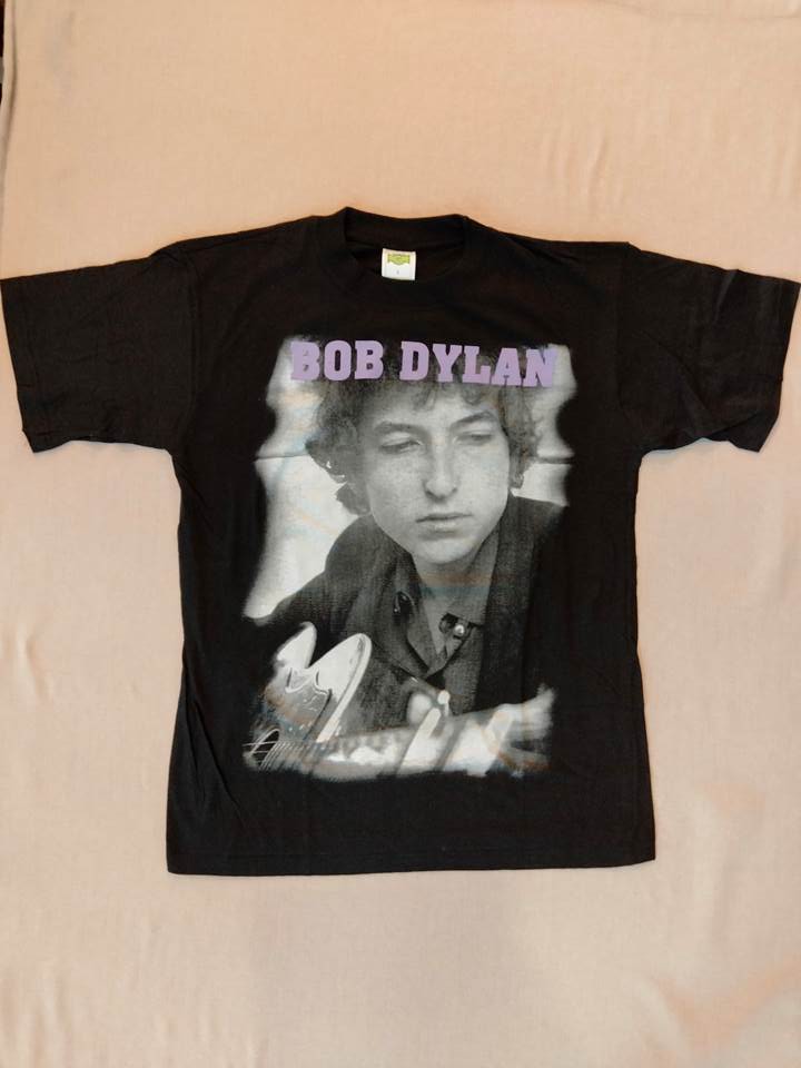 バンドTシャツ ロックTシャツ ボブ・ディラン Bob Dylan Tシャツ L（アメリカ輸入USED品）