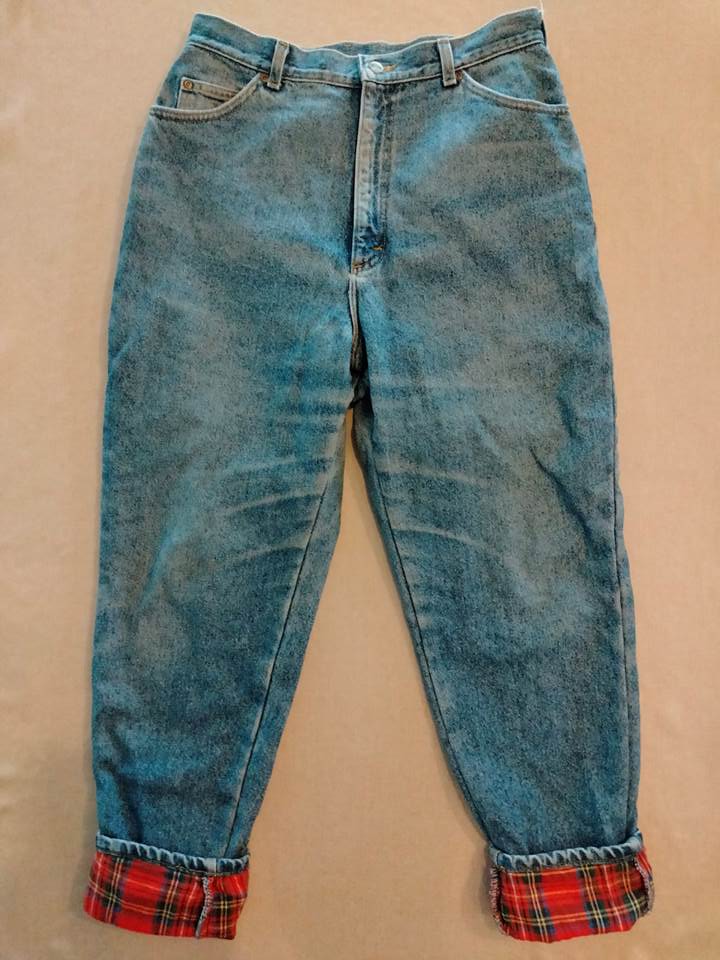Rakuten - L.L.Bean ジーンズ USA製 1980年代 裏地 チェック デニム エルエルビーン（アメリカ輸入USED)
