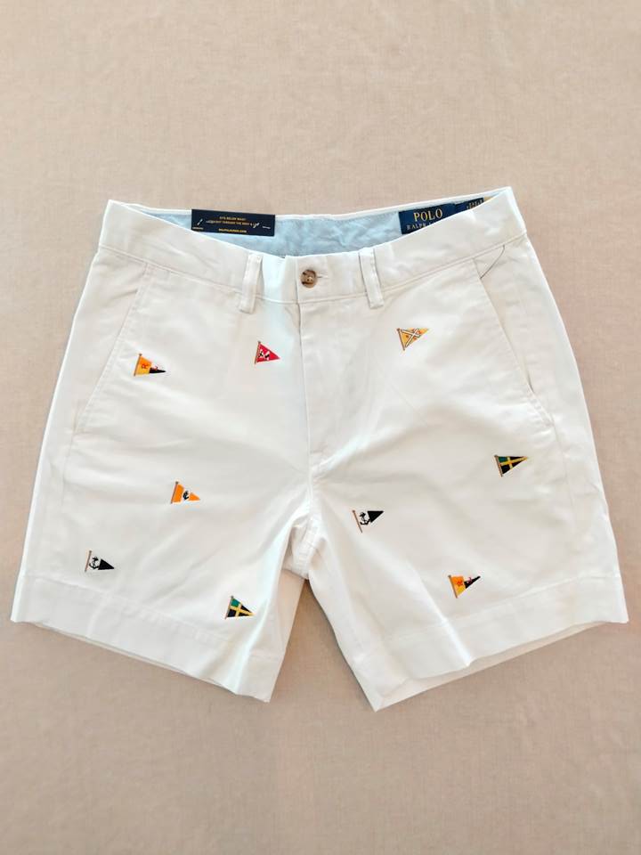 Rakuten - ポロ ラルフローレン ショーツ 総柄 刺繍 ショートパンツ Polo Ralph Lauren パンツ チノパン