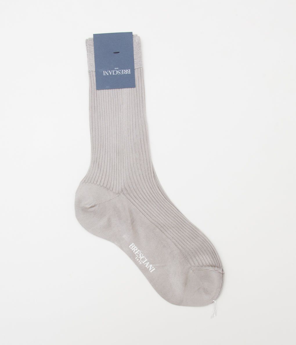 BRESCIANI 'SILK RIB'(GREY)