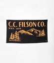 FILSON 'EAST SLOPE TOWEL'(BLACK)