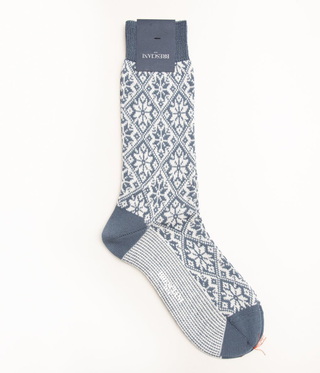 BRESCIANI 'SNOWFLAKE'(SMOKY BLUE)