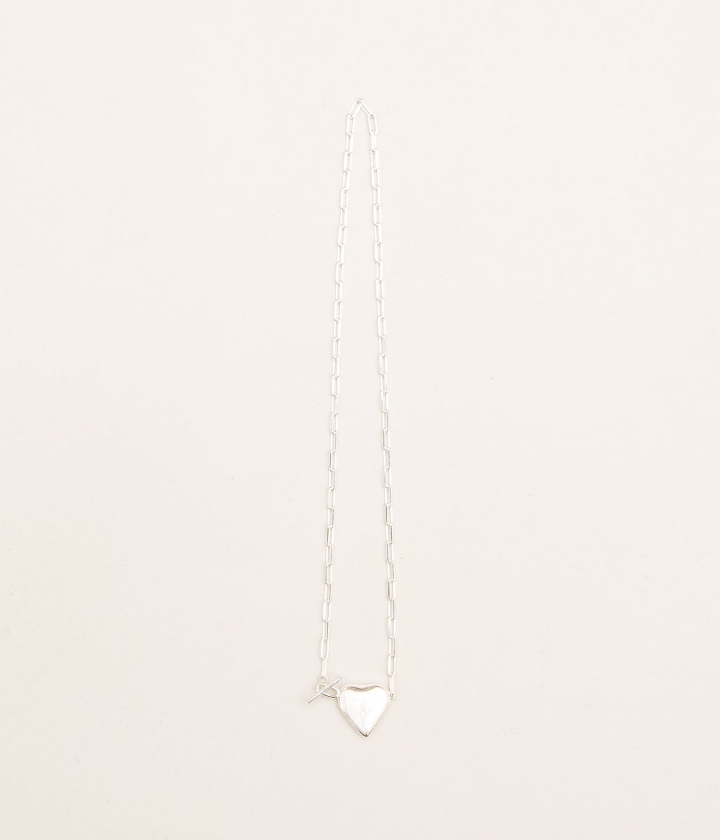 KNOBBLY STUDIO "PETITE HEART LOCKET" (SILVER)