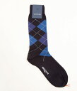 BRESCIANI 'ARGYLE'(NAVY×D.BLUE×BLUE)