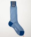 BRESCIANI 'THIN STRIPE/SMALL DOT'(BLUE)(4)