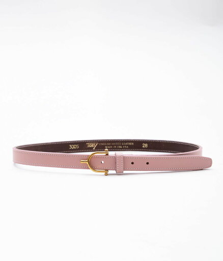 TORY LEATHER ''3005 3/4 BRIDLE LEATHER SPUR BELT'' (BLUSH PINK) TORY LEATHER ''3005 3/4 BRIDLE LEATHER SPUR BELT'' (BLUSH PINK)