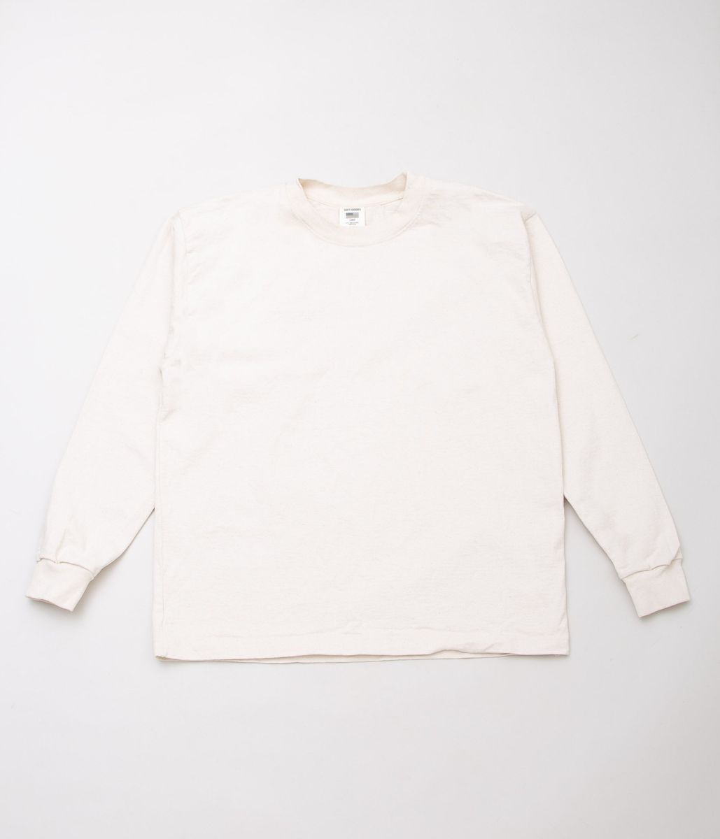 SOFT GOODS 'HEAVY WEIGHT CREWNECK L/S'(NATURAL)