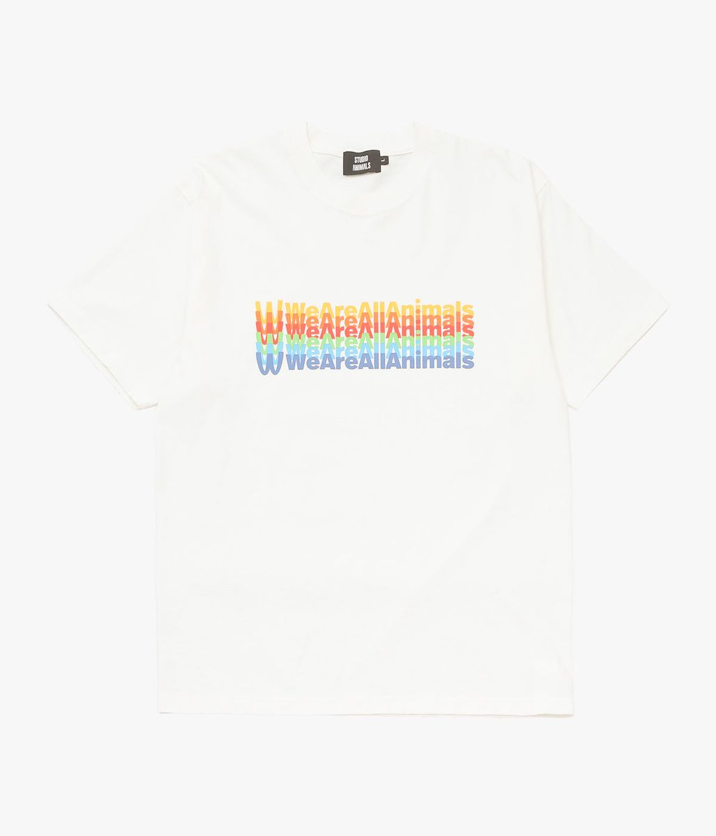 STUDIO ANIMALS ''“INVERTED ARCH” T-SHIRT'' (NATURAL)