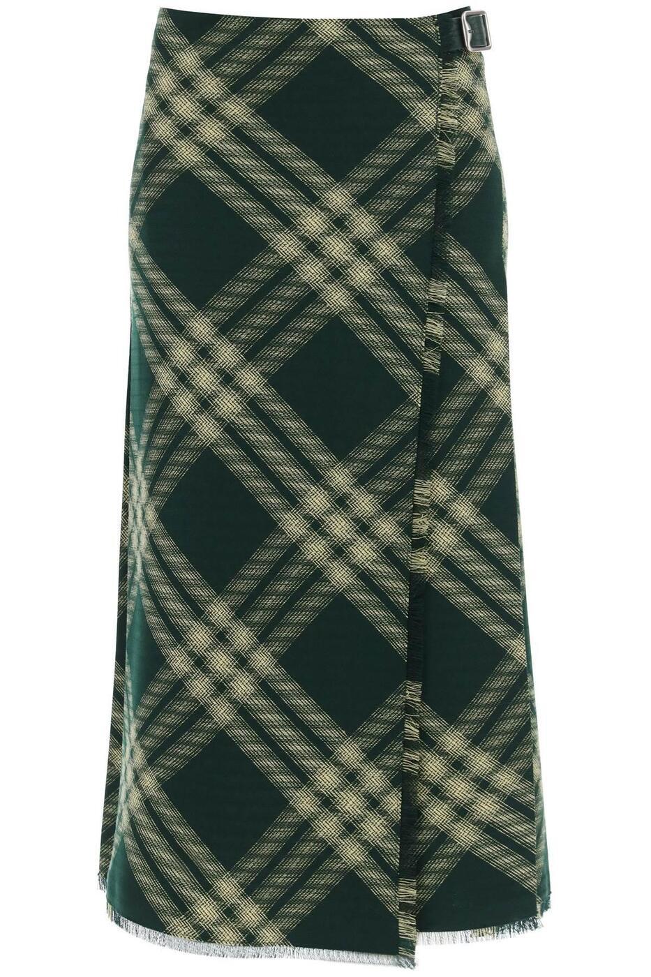 【土日限定クーポン配布中！】 BURBERRY バーバリー グリーン Green スカート レディース 8165941411989 【関税・送料無料】【ラッピング無料】 ba