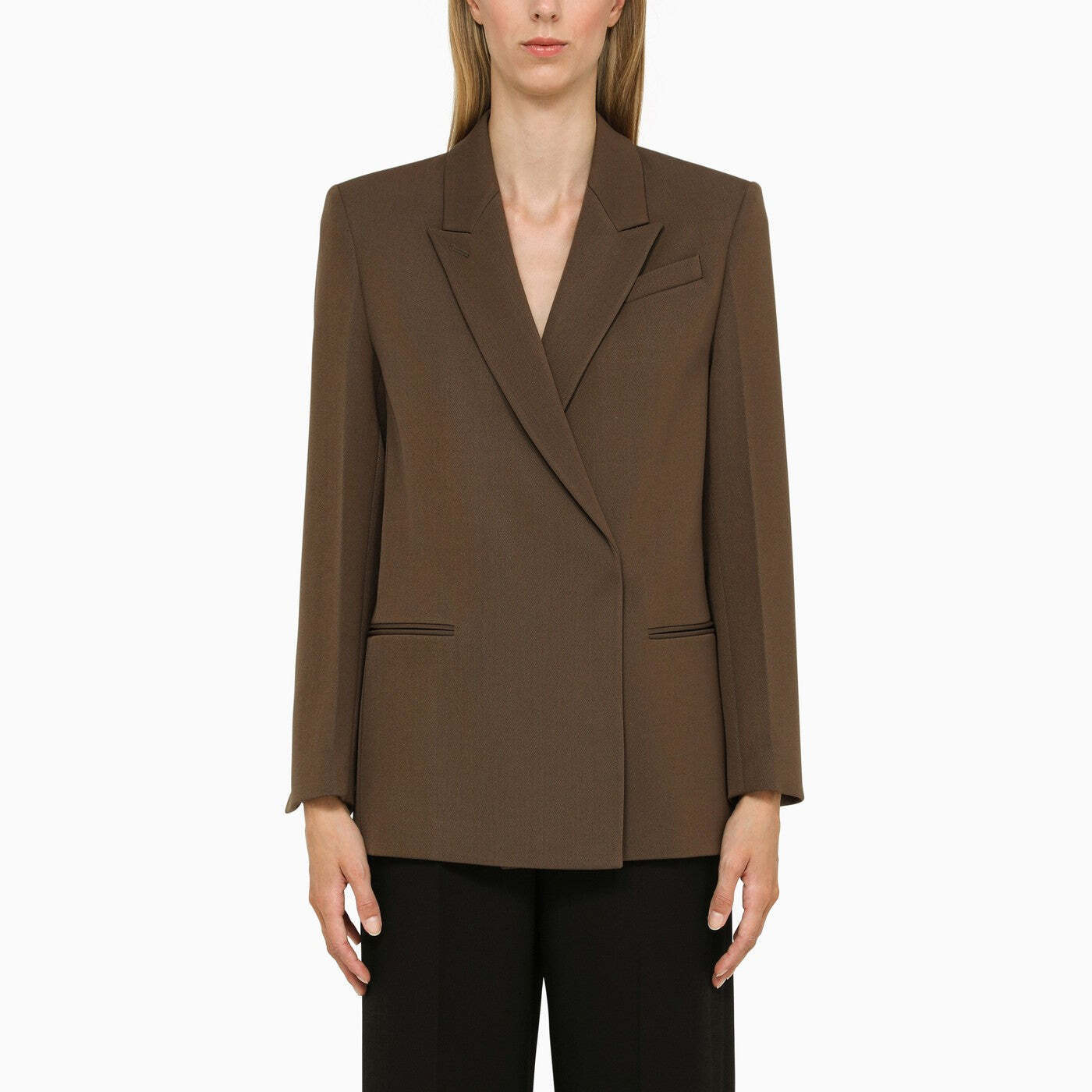 CALVIN KLEIN カルバンクライン ブラウン Brown ジャケット レディース 秋冬2023 7982090322069 【関税・送料無料】【ラッピング無料】 baのサムネイル