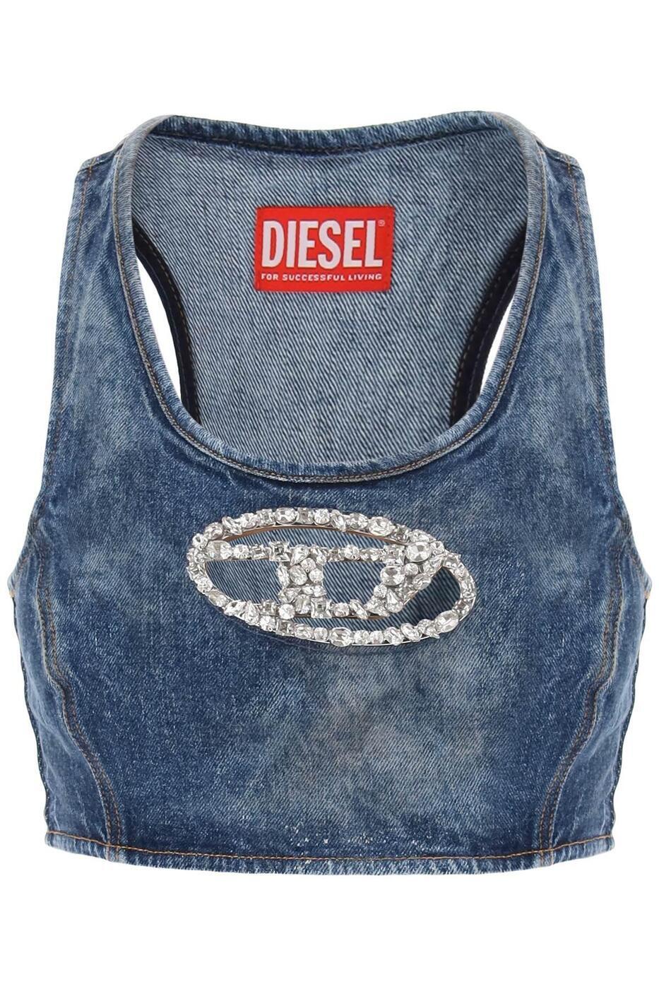 DIESEL ディーゼル ブルー Blue トップス レディース 8133495750805 【関税・送料無料】【ラッピング無料】 ba