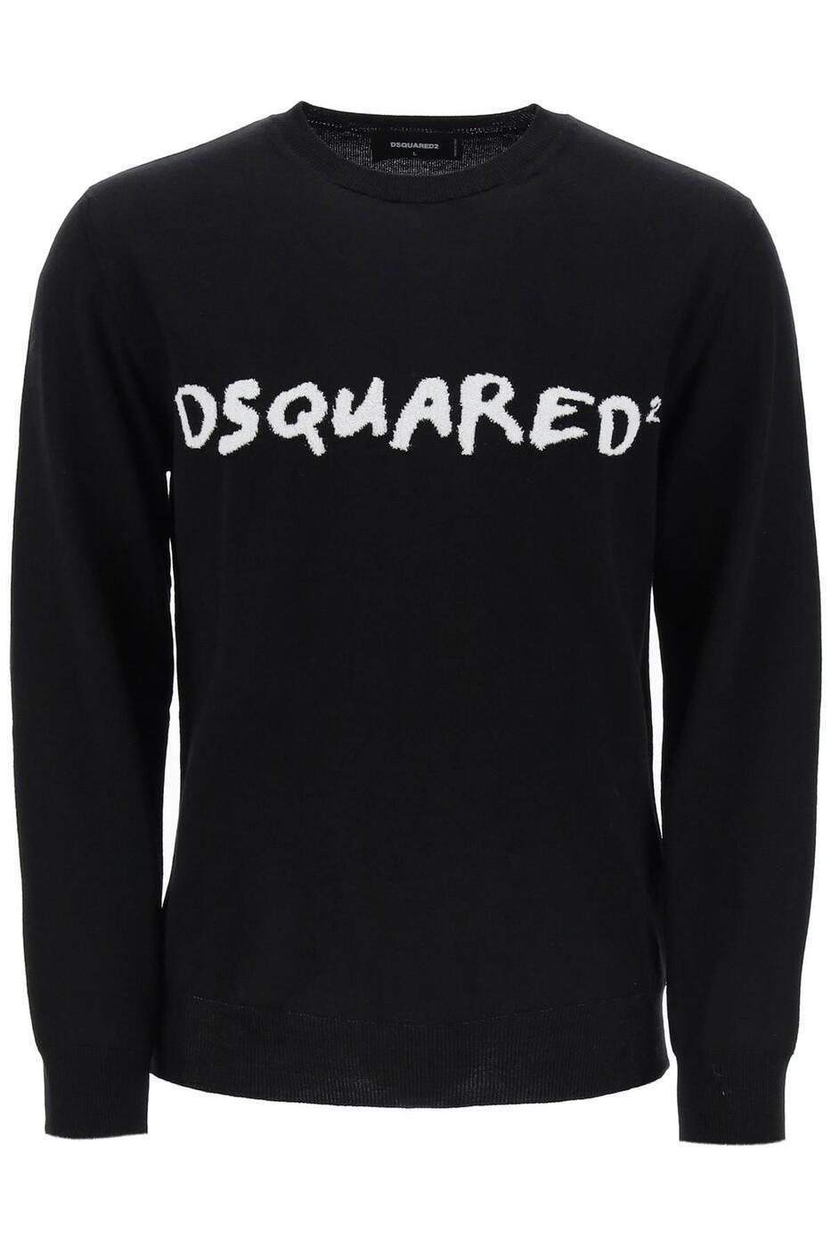 DSQUARED2 ディースクエアード ブラック Black ニットウェア メンズ 8104728363157 【関税・送料無料】【ラッピング無料】 ba