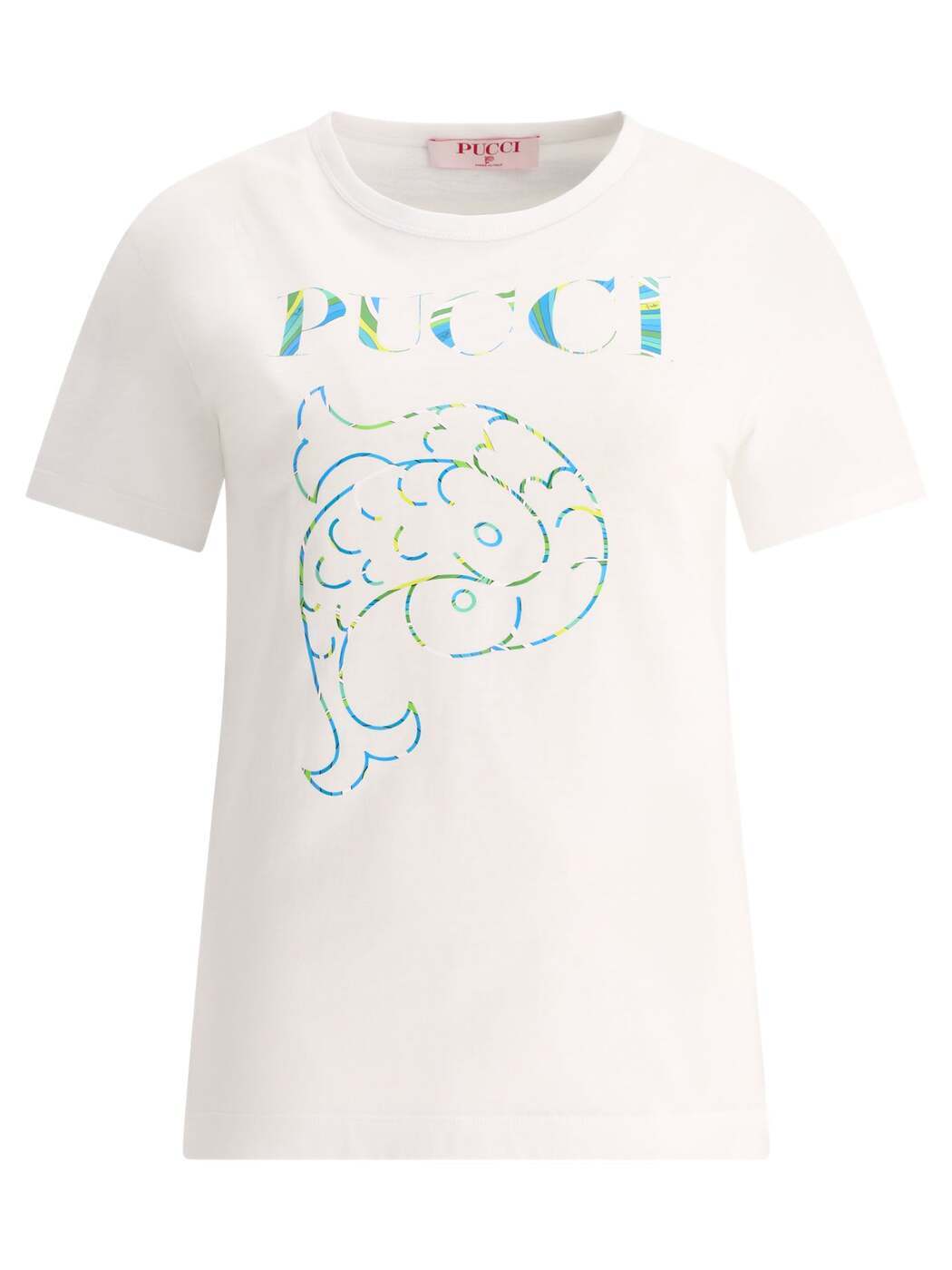 EMILIO PUCCI エミリオ プッチ ホワイト White Tシャツ レディース 8251288191125 【関税・送料無料】【ラッピング無料】 ba