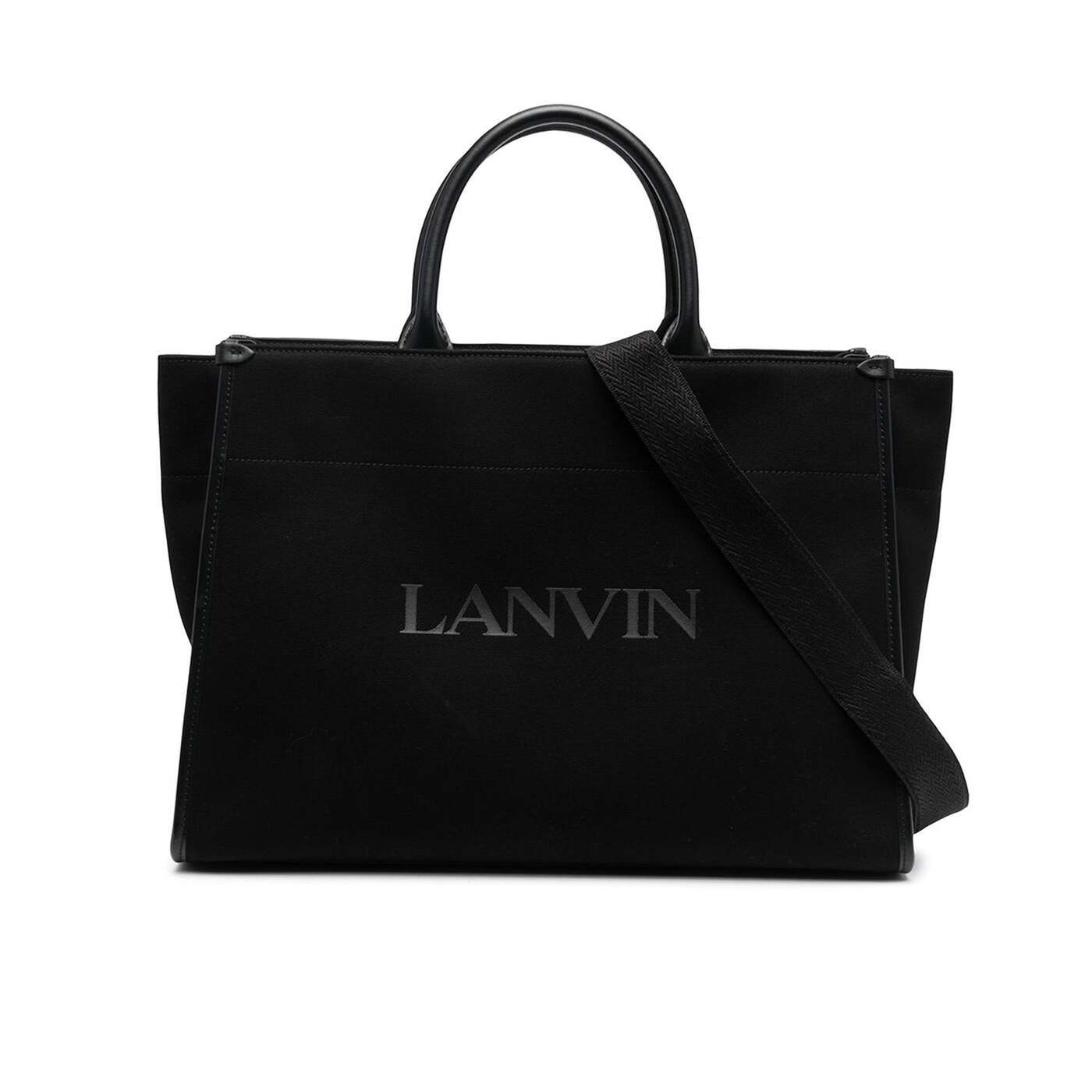 トートバッグ 【本日5の付く日ポイント4倍!】 LANVIN ランバン ブラック Black トートバッグ レディース 8123111637141 【関税・送料無料】【ラッピング無料】 ba