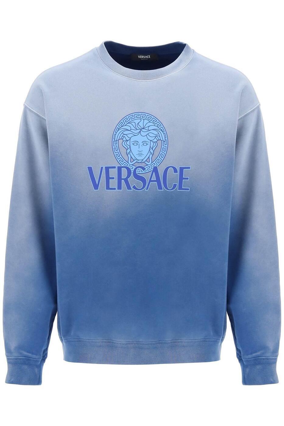 VERSACE ヴェルサーチ ブルー Blue トレーナー メンズ 8207488090261 【関税・送料無料】【ラッピング..