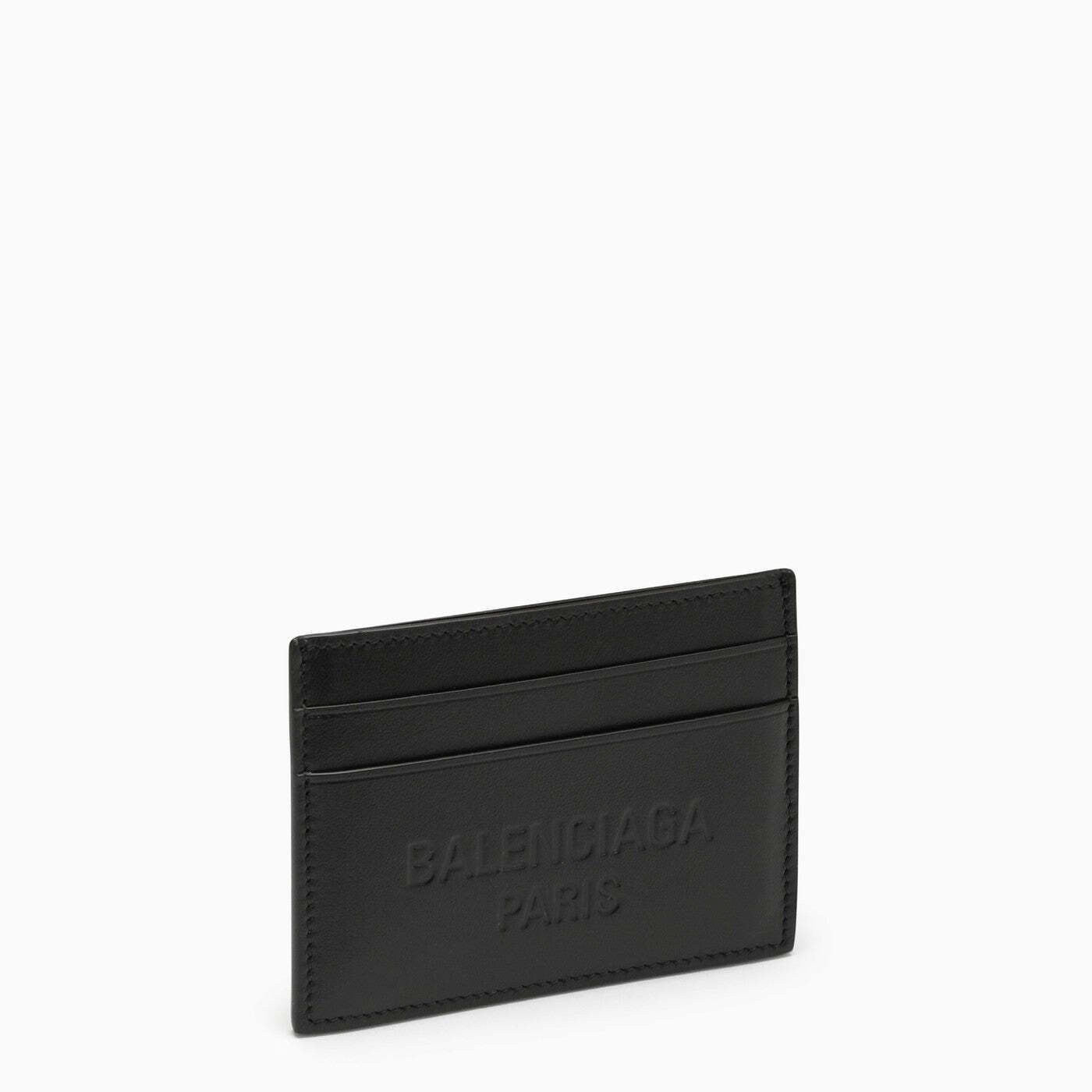 バレンシアガ 財布（メンズ） 【毎月1日はエントリーでポイント3倍！】 BALENCIAGA バレンシアガ ブラック Black 財布 メンズ 春夏2024 8393535324309 【関税・送料無料】【ラッピング無料】 ba