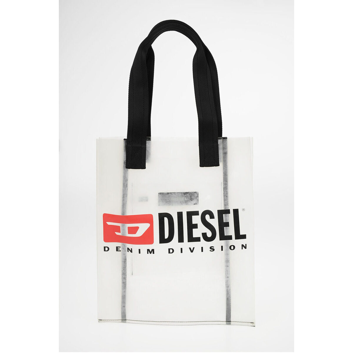 DIESEL/ディーゼル White レディース Logo GHOST BILLBOARD F-GHOST SHOPPER Shopping Bag dk