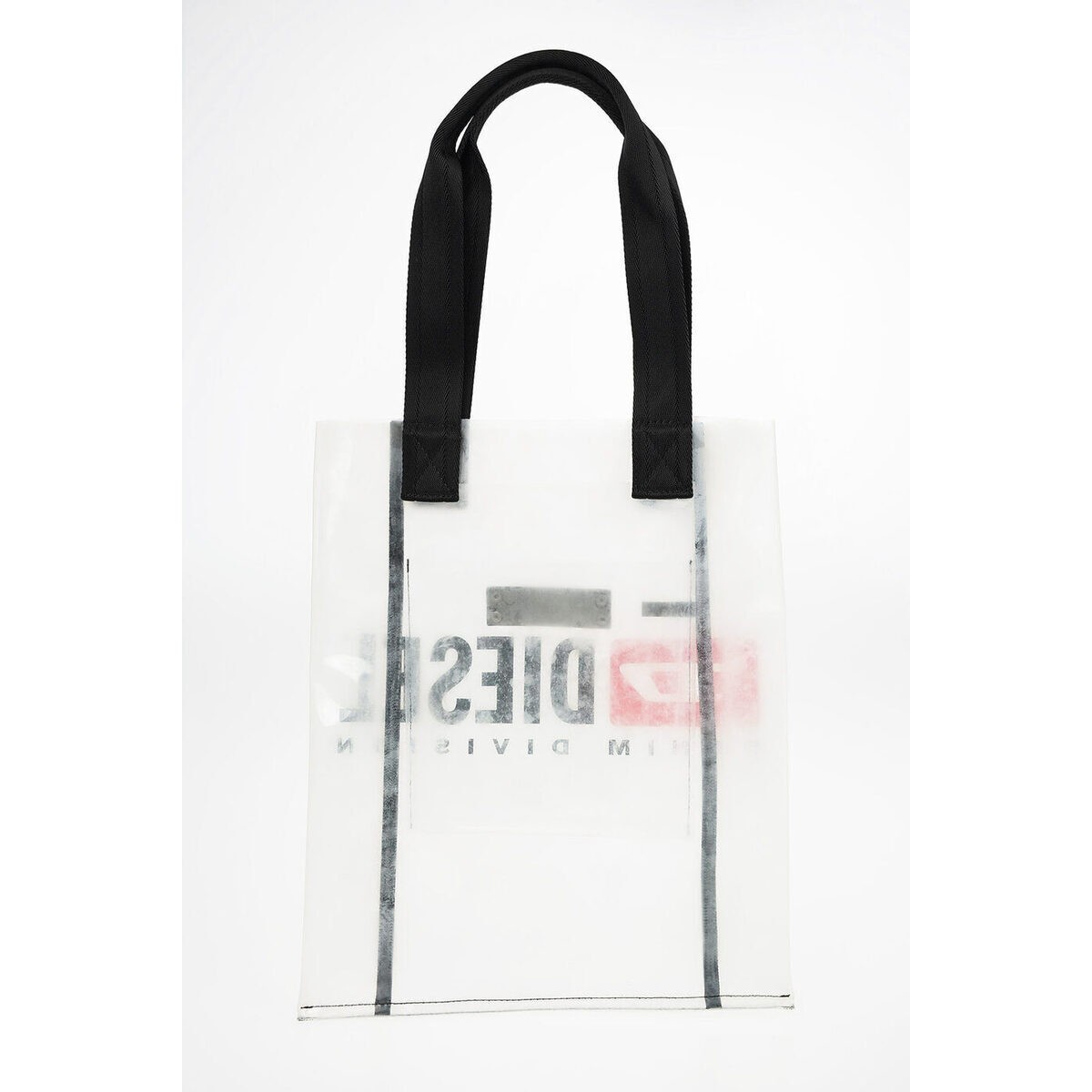 DIESEL/ディーゼル White レディース Logo GHOST BILLBOARD F-GHOST SHOPPER Shopping Bag dk