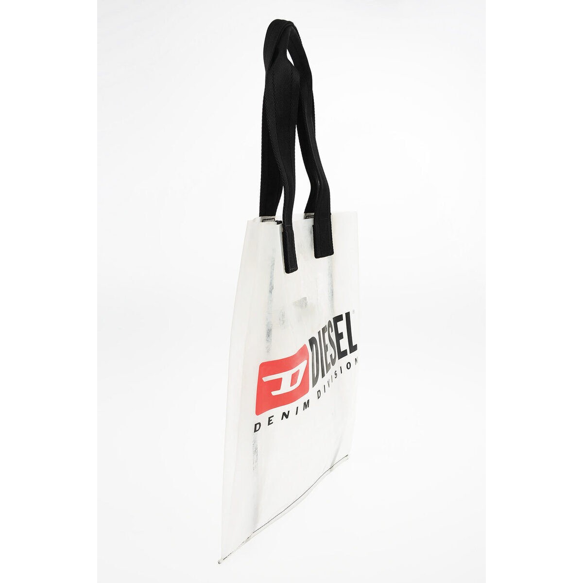 DIESEL/ディーゼル White レディース Logo GHOST BILLBOARD F-GHOST SHOPPER Shopping Bag dk