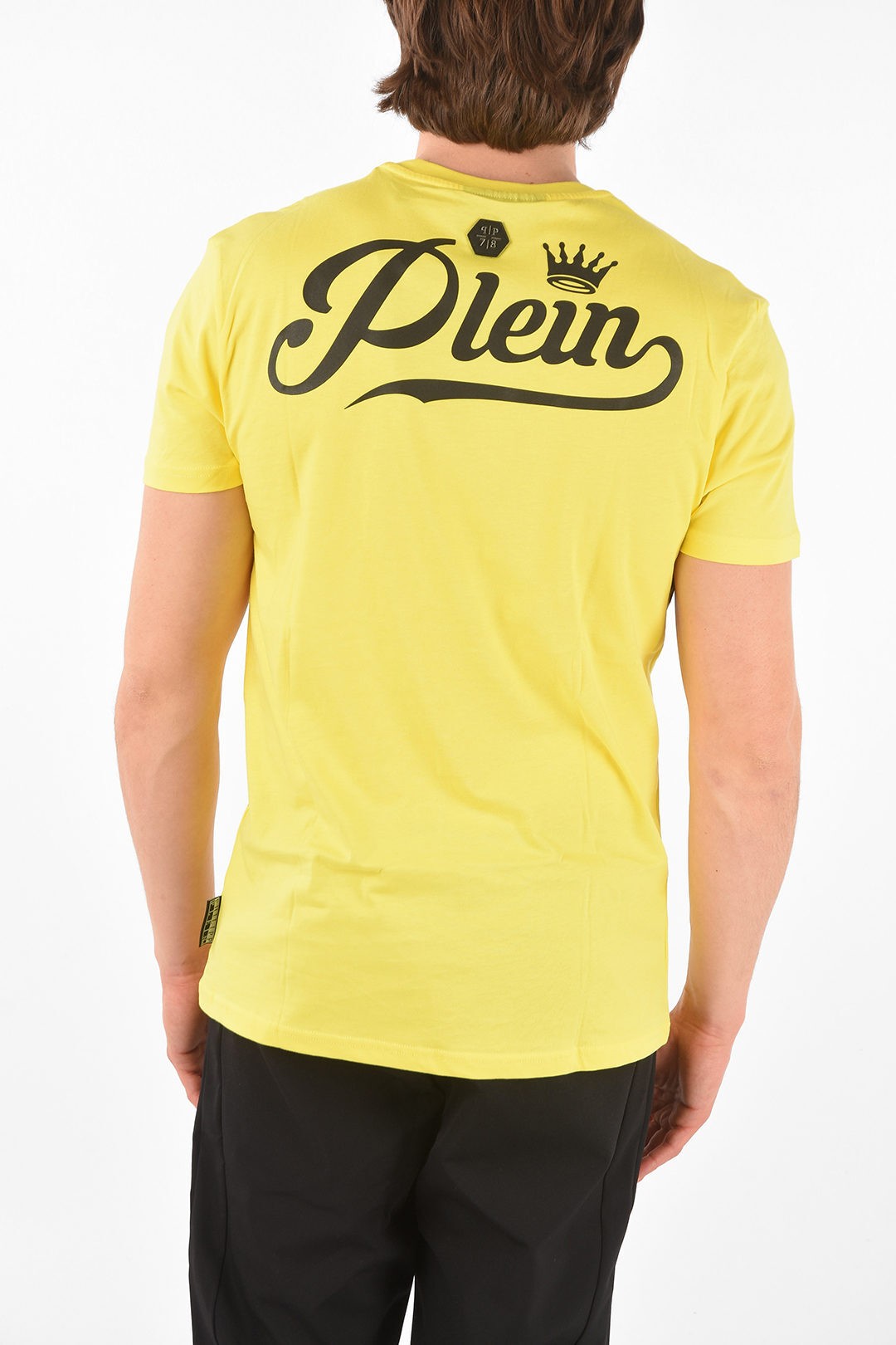 PHILIPPPLEINフィリッププレインYellowトップスS19CMTK4790PJY002N09メンズHOMMEEST.1978PRINTEDEXAGONTIGERCREW-NECKT-SHIRT【関税・送料無料】【ラッピング無料】dk