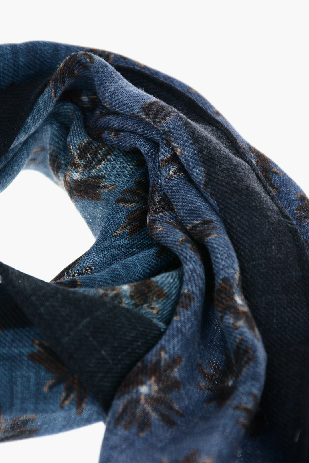 CORNELIANIコルネリアーニBlueファッション小物88B399-1829004-006メンズWOOLSCARFWITHFLORALPATTERN【関税・送料無料】【ラッピング無料】dk