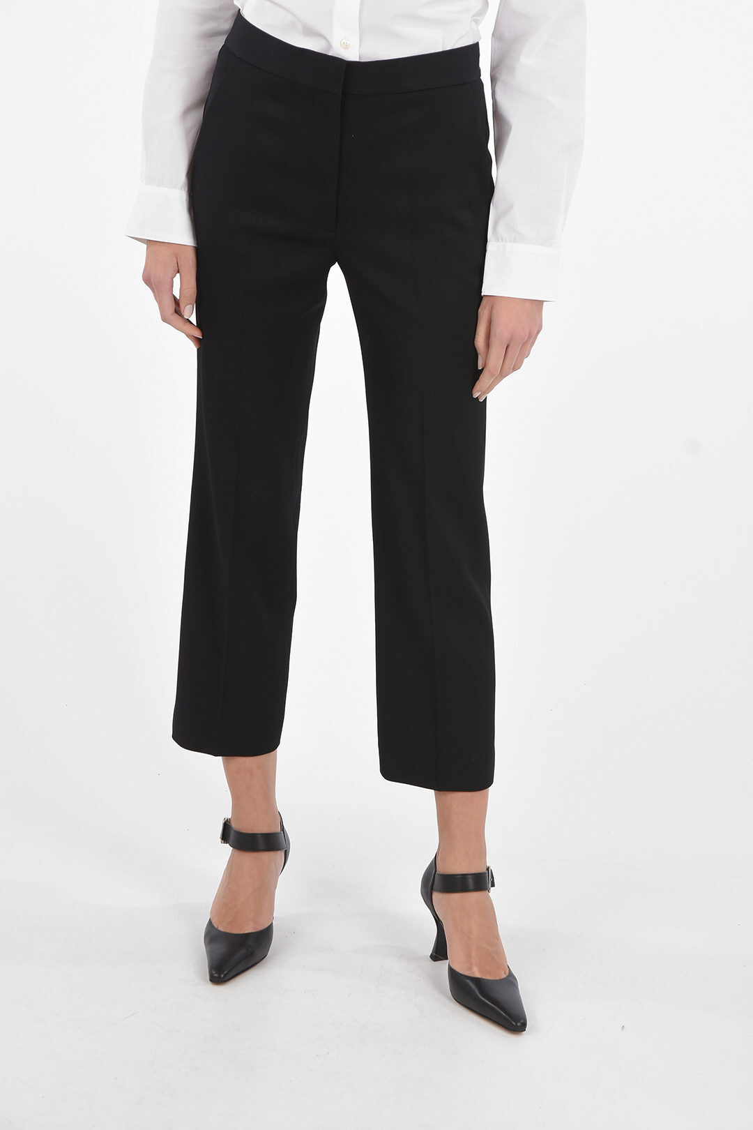 STELLAMCCARTNEYステラマッカートニーBlackパンツ529866SPA031000レディースREGULARPANTSWITHFLUSHPOCKETSANDHIDDENFASTENING【関税・送料無料】【ラッピング無料】dk