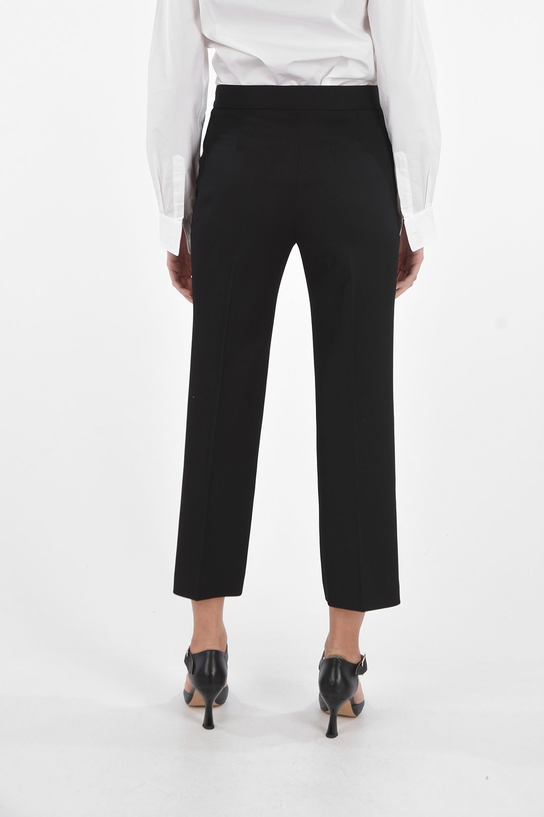 STELLAMCCARTNEYステラマッカートニーBlackパンツ529866SPA031000レディースREGULARPANTSWITHFLUSHPOCKETSANDHIDDENFASTENING【関税・送料無料】【ラッピング無料】dk