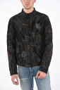 EMPORIO ARMANI エンポリオ アルマーニ ジャケット 11R41P 11P43 999 メンズ EMPORIO ARMANI EMBROIDERED PONYSKIN JACKET 【関税・送料無料】【ラッピング無料】 dk