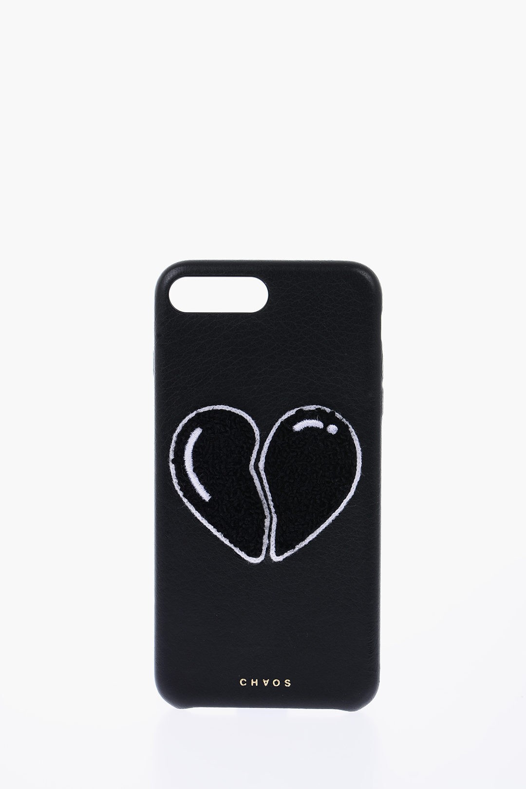 CHAOS カオス ファッション小物 CSL 4008 00 BLACK レディース LEATHER BROKEN HEART IPHONE 7 PLUS CASE 【関税・送料無料】【ラッピング無料】 dk