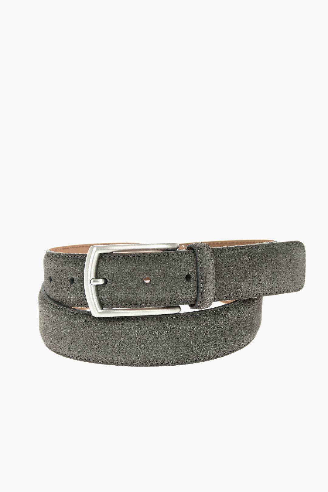 ZEGNA [jA xg J1261C B3SY3G LAV Y 30MM SUEDE LEATHER BELT y֐ŁEzybsOz dk