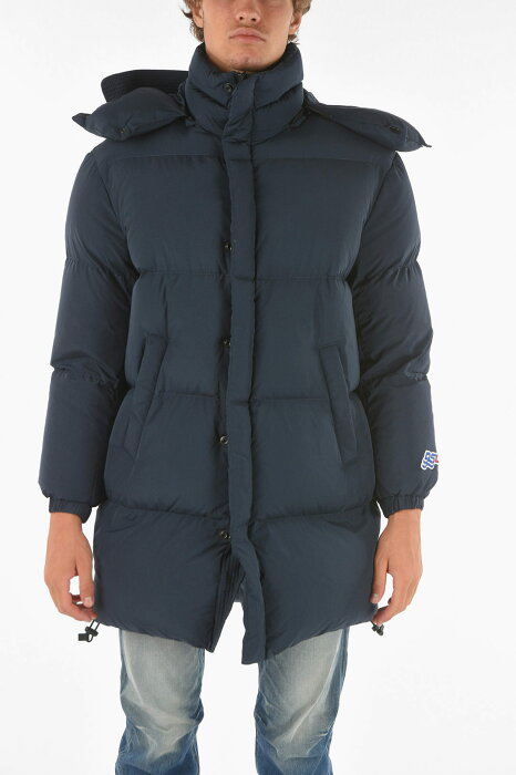 DIESEL ディーゼル Blue ジャケット A03463 0AEAI 81E メンズ HIDDEN CLOSURE W-ROLF-LONG DOWN JACKET WITH REMOVABLE HOOD 【関税・送料無料】【ラッピング無料】 dk