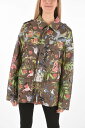 【1000円OFFクーポン配布中!!】 フィリッププレイン PHILIPP PLEIN トレンチコート コート レディース Coats and trench coats COUTURE PRINTED PARKA JUNGLE EMBELLISHED WITH RHINESTONES S19C WRA0222 PTE003N 65 関税 送料無料 ラッピング無料 2020SS dk