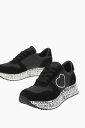 【土日限定1000円OFF】 モスキーノ MOSCHINO スニーカー レディース Sneakers LOVE SUEDE LEATHER AND FABRIC SNEAKERS WITH LOGOED SOLE JA15324G1DIO100A 関税 送料無料 ラッピング無料 2020SS dk