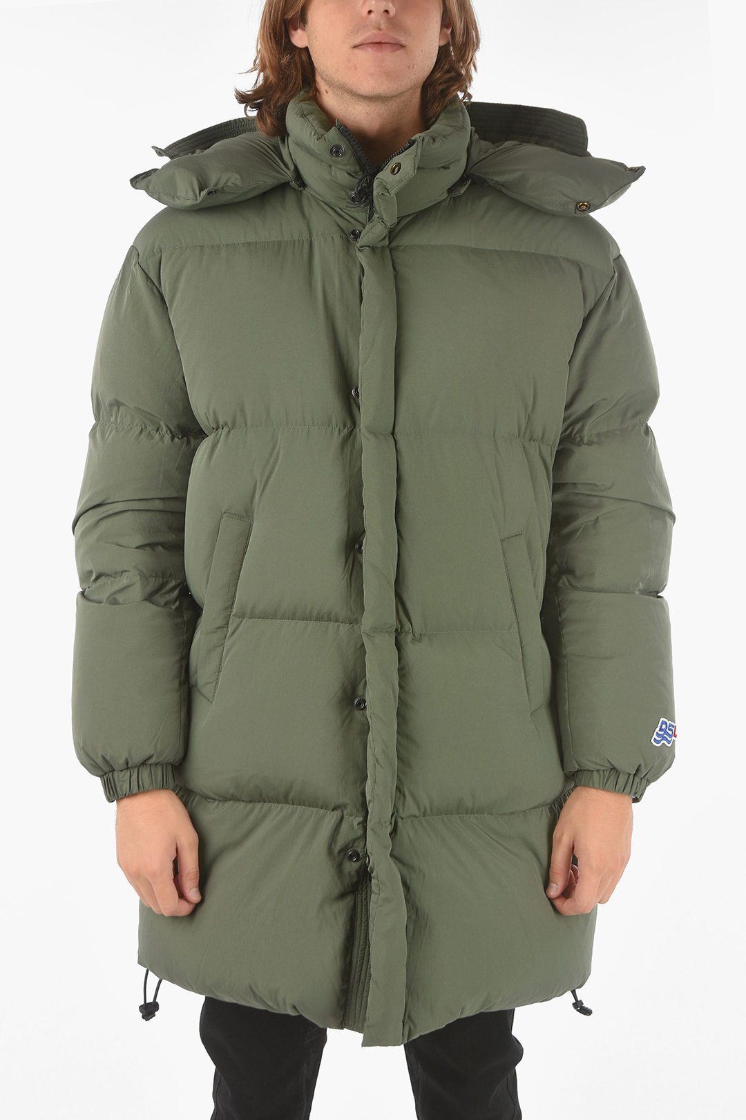 DIESEL ディーゼル Green ジャケット A03463 0AEAI 5BS メンズ HIDDEN FASTENING W-ROLF DOWN JACKET WITH REMOVABLE HOOD 【関税・送料無料】【ラッピング無料】 dk