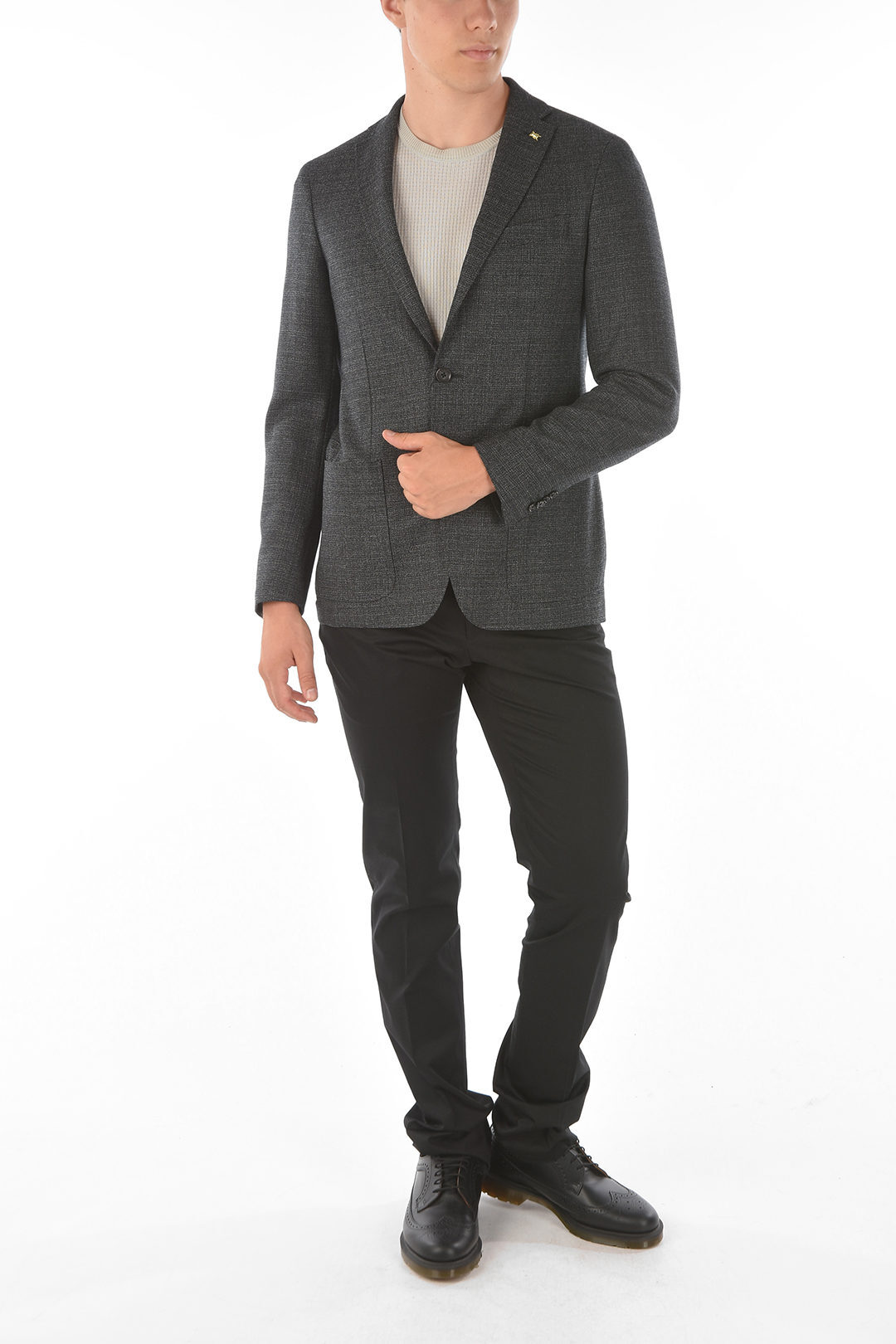 限定SALE100%新品 CORNELIANI コルネリアーニ Gray ジャケット 89XR47-0286243-014 メンズ CC COLLECTION PATCH POCKET RIGHT VIRGIN WOOL BLAZER dk:BRANDSHOP・クラージュ店 格安在庫