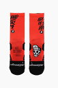  SCRIMMAGE スクリメージ アンダーウェア RIDE HARD RED メンズ PRINTED RIDE HARD LONG SOCKS  dk