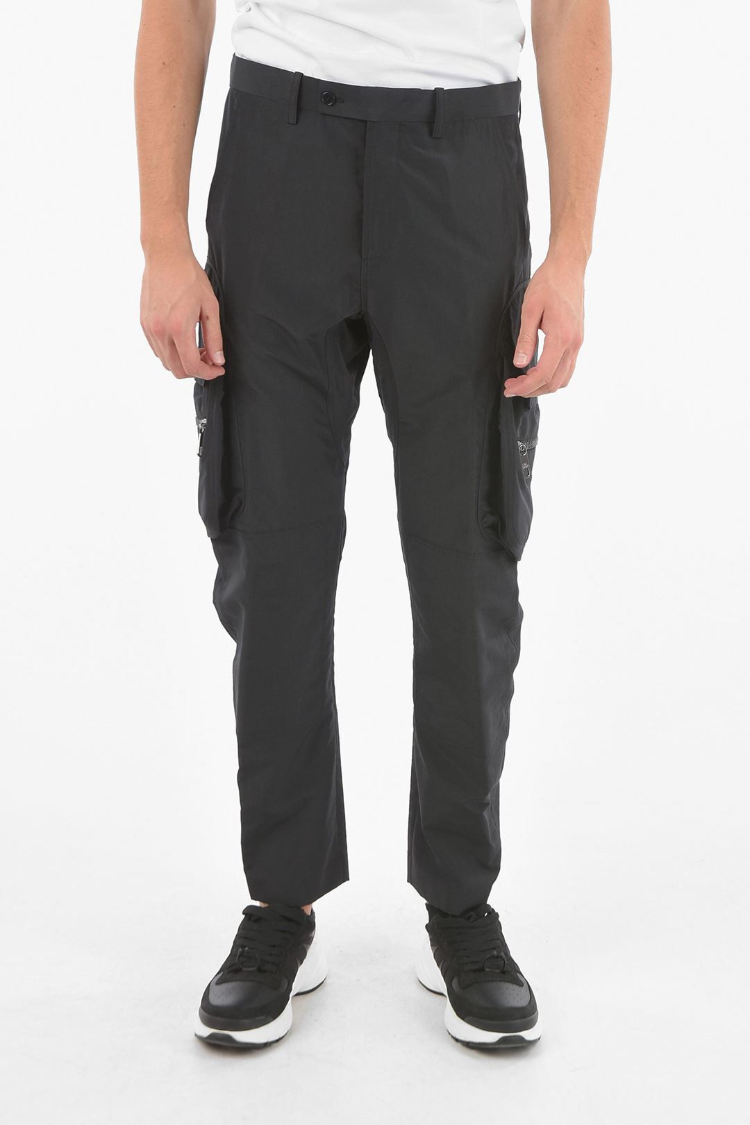 NEIL BARRETT ニール バレット パンツ BPA586 L100 01 メンズ TECH FABRIC DEEP SEA DIVING CARGO PANTS 【関税・送料無料】【ラッピング無料】 dk