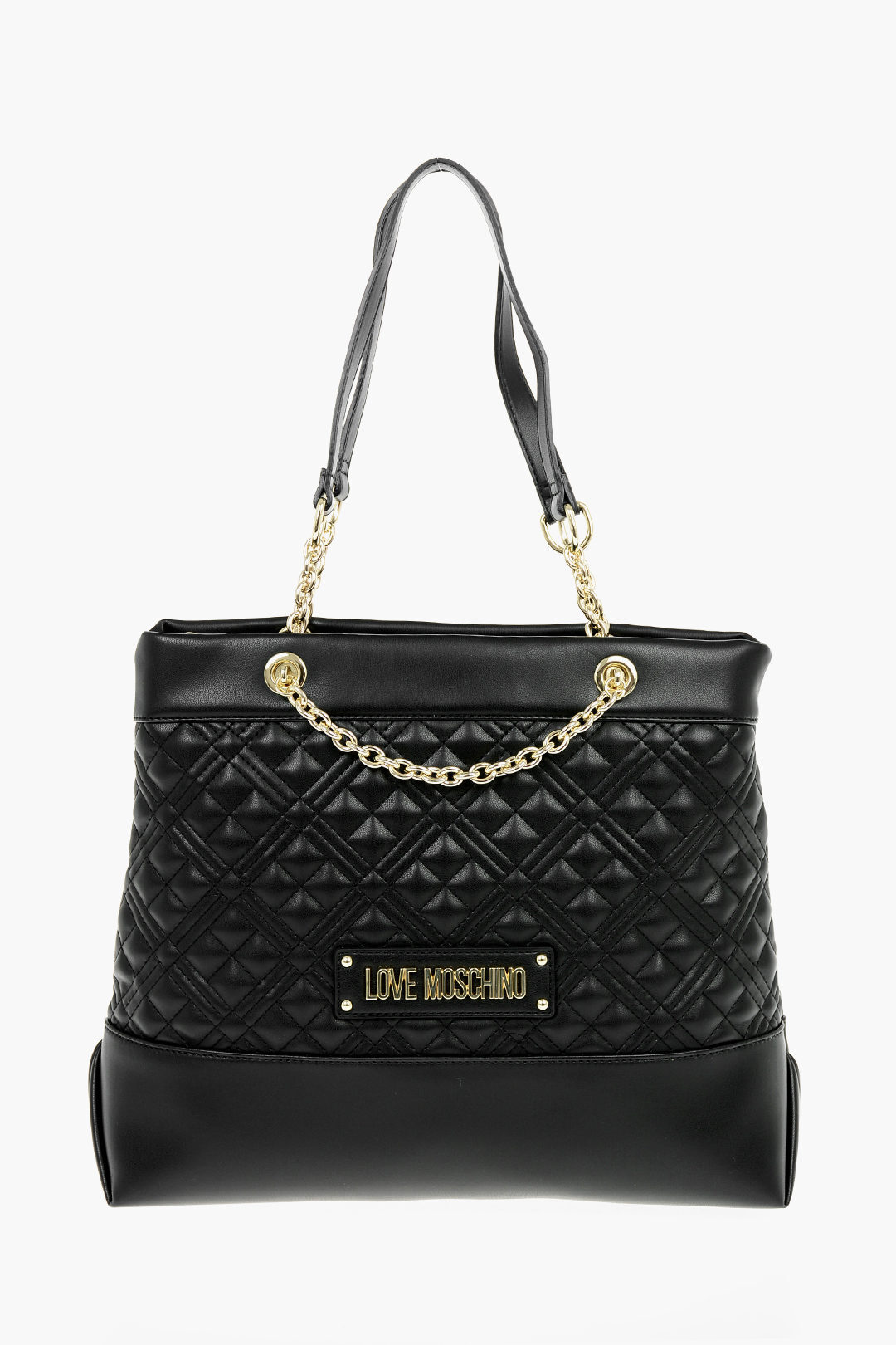 ⥹ MOSCHINO Хå ǥ Business bags LOVE FAUX LEATHER QUILTED SHOUL...